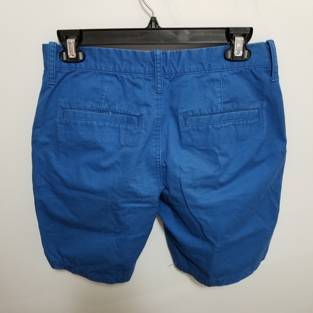 Old Navy Flat Front Casual Slim Fit Shorts Blue Men's Size 28 W Inseam 8" - Picture 2 of 3